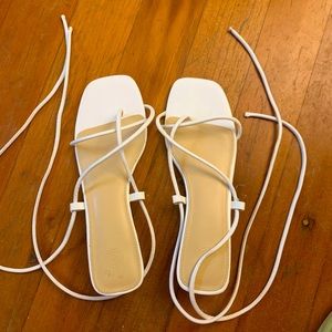 uo mariana ankle wrap sandal size 10